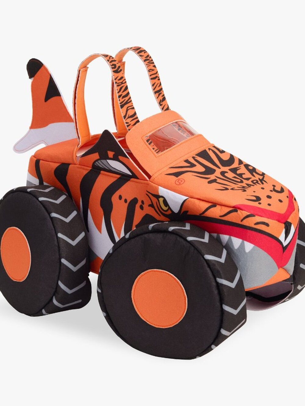 Pottery Barn x Hot Wheels Monster Trucks Tiger Shark Ride-On Costume Orange NWT